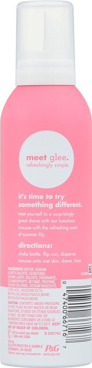 slide 5 of 9, Glee Summer Lily Shave Mousse, 8.1 oz