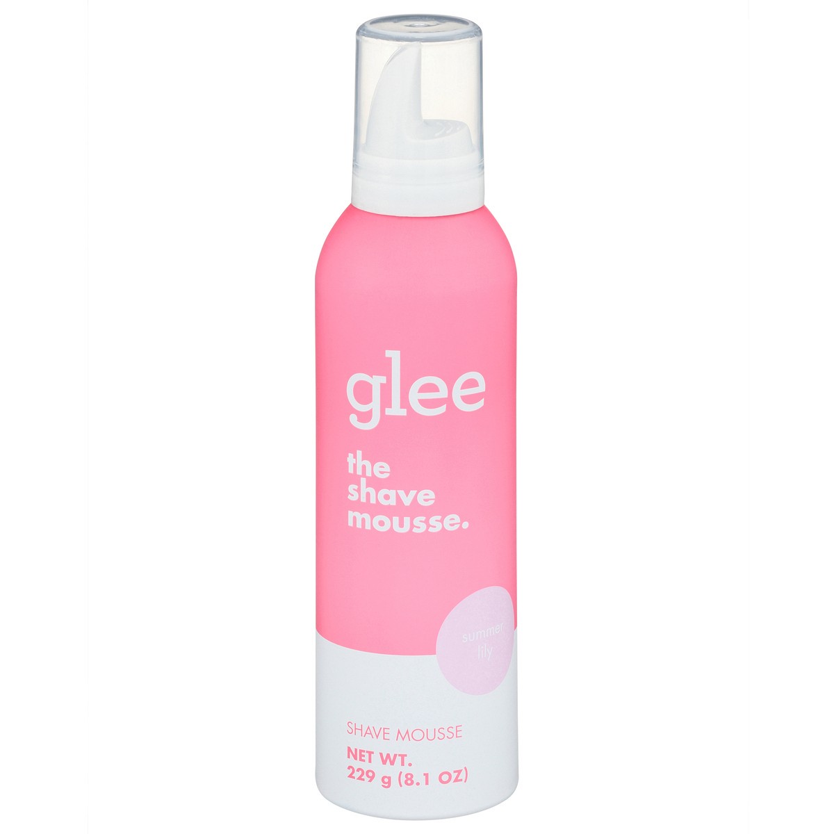 slide 1 of 9, Glee Summer Lily Shave Mousse, 8.1 oz