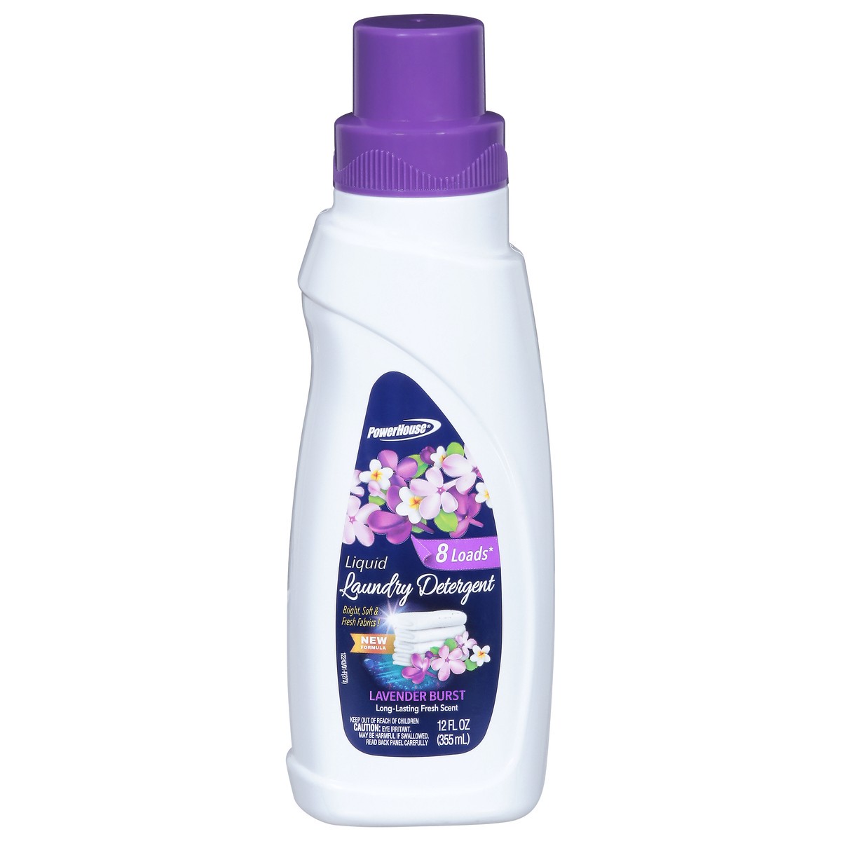 slide 2 of 14, PowerHouse Liquid Lavender Burst Laundry Detergent 12 fl oz, 12 fl oz
