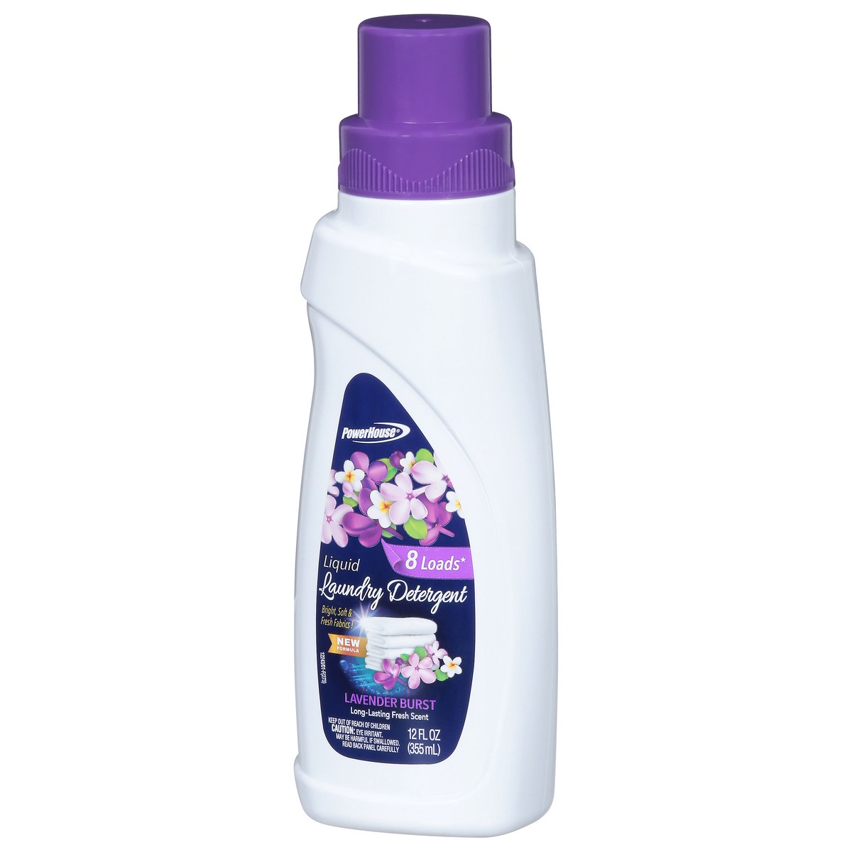 slide 4 of 14, PowerHouse Liquid Lavender Burst Laundry Detergent 12 fl oz, 12 fl oz