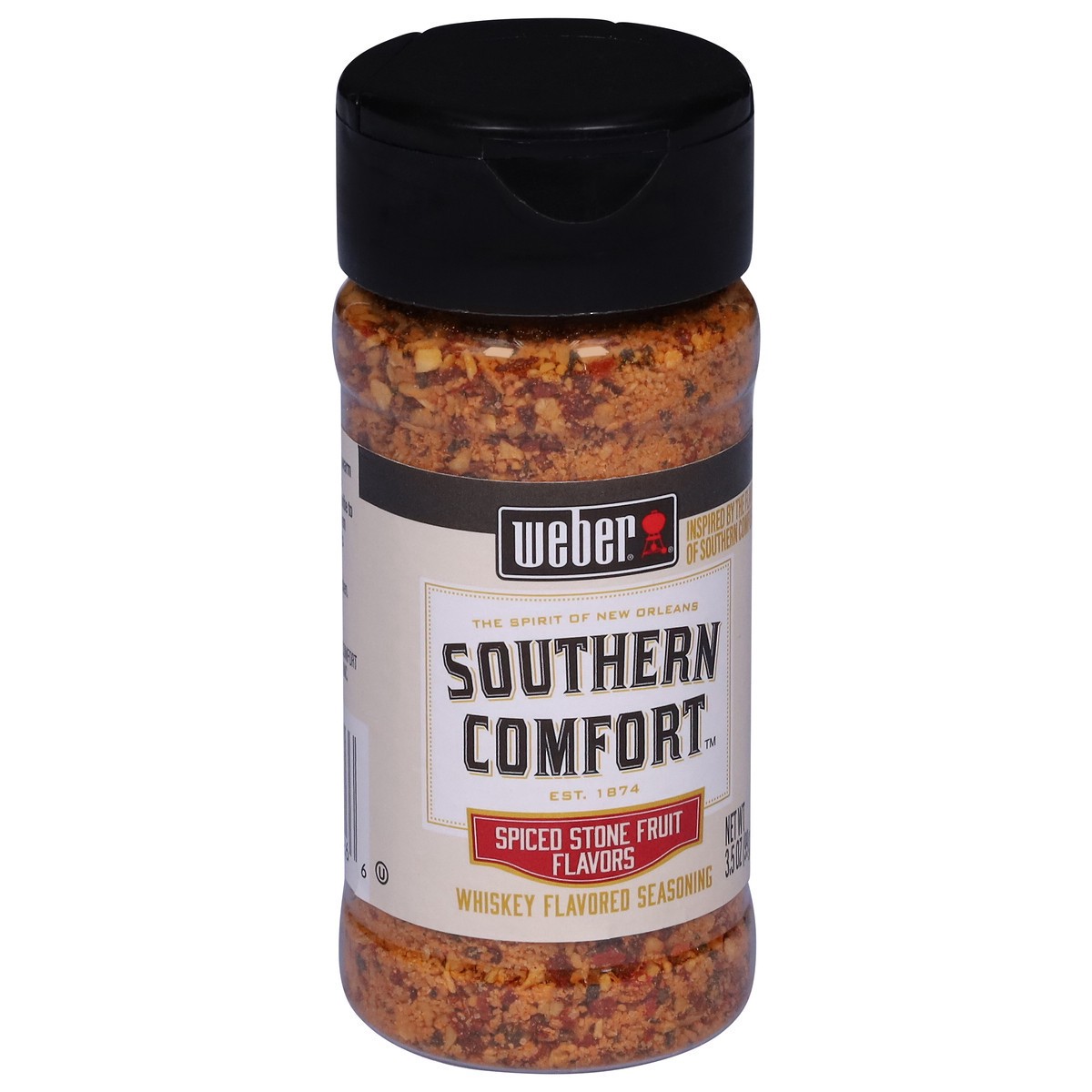 slide 9 of 10, Weber Whiskey Flavored Seasoning, Spiced Stone Fruit Flavors, Southern Comfort, 3.5 oz