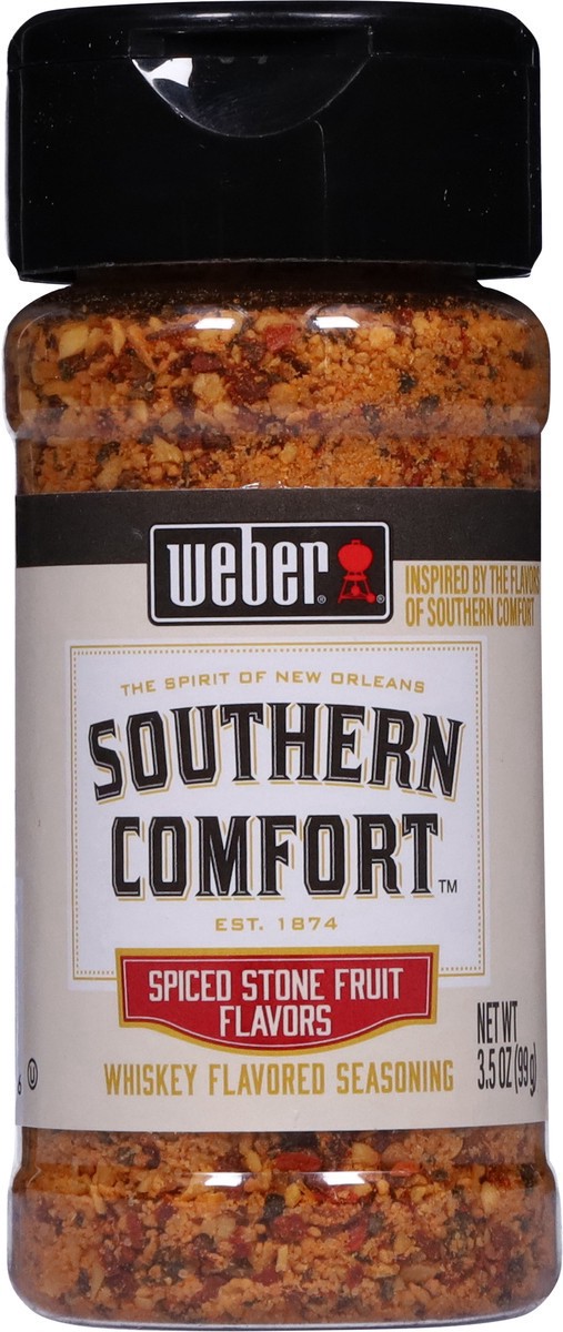 slide 5 of 10, Weber Whiskey Flavored Seasoning, Spiced Stone Fruit Flavors, Southern Comfort, 3.5 oz