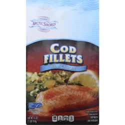 Arctic Shores Cod, Wild Caught, Fillets, 16 oz