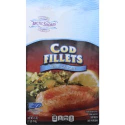 Arctic Shores Cod, Wild Caught, Fillets, 16 oz