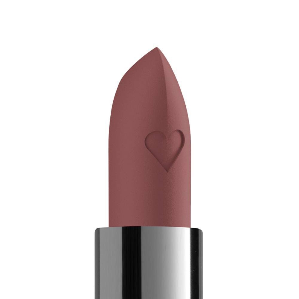 slide 2 of 4, NYX Professional Makeup Shout Loud Satin Lipstick Chic - 0.12oz, 1.28 oz