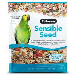 ZuPreem Sensible Seed Bird Food for Large Birds, 2 lb
