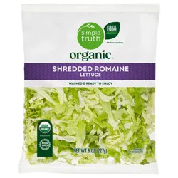 Simple Truth Organic Shredded Romaine Lettuce Bag