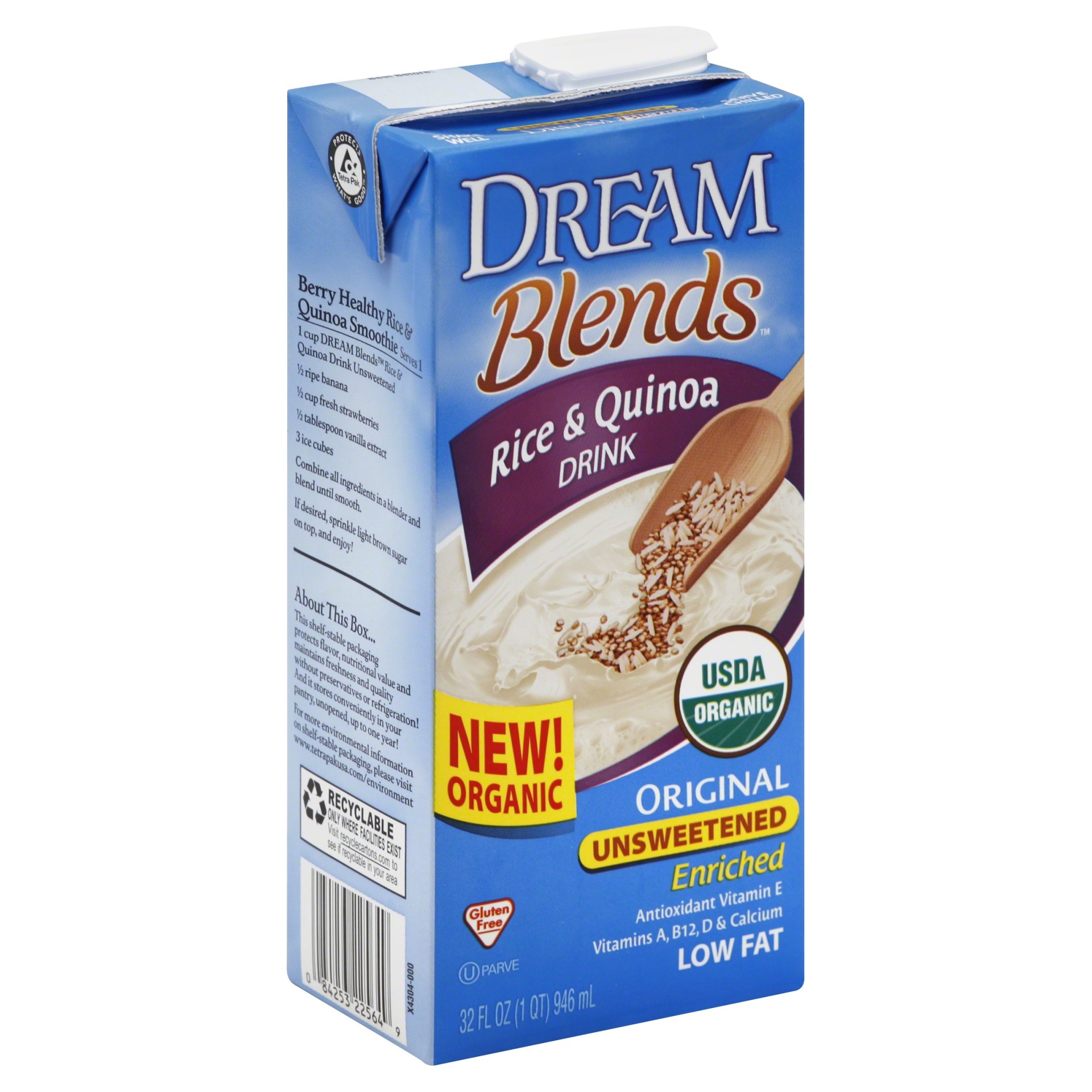 slide 1 of 1, Dream Blends Rice & Quinoa Drink 32 oz, 32 fl oz