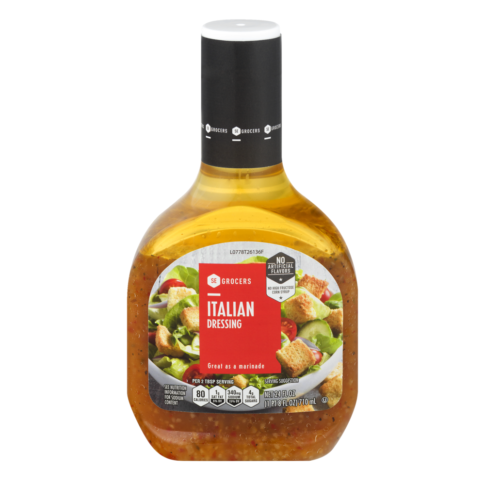 slide 1 of 1, SE Grocers Italian Dressing, 24 oz