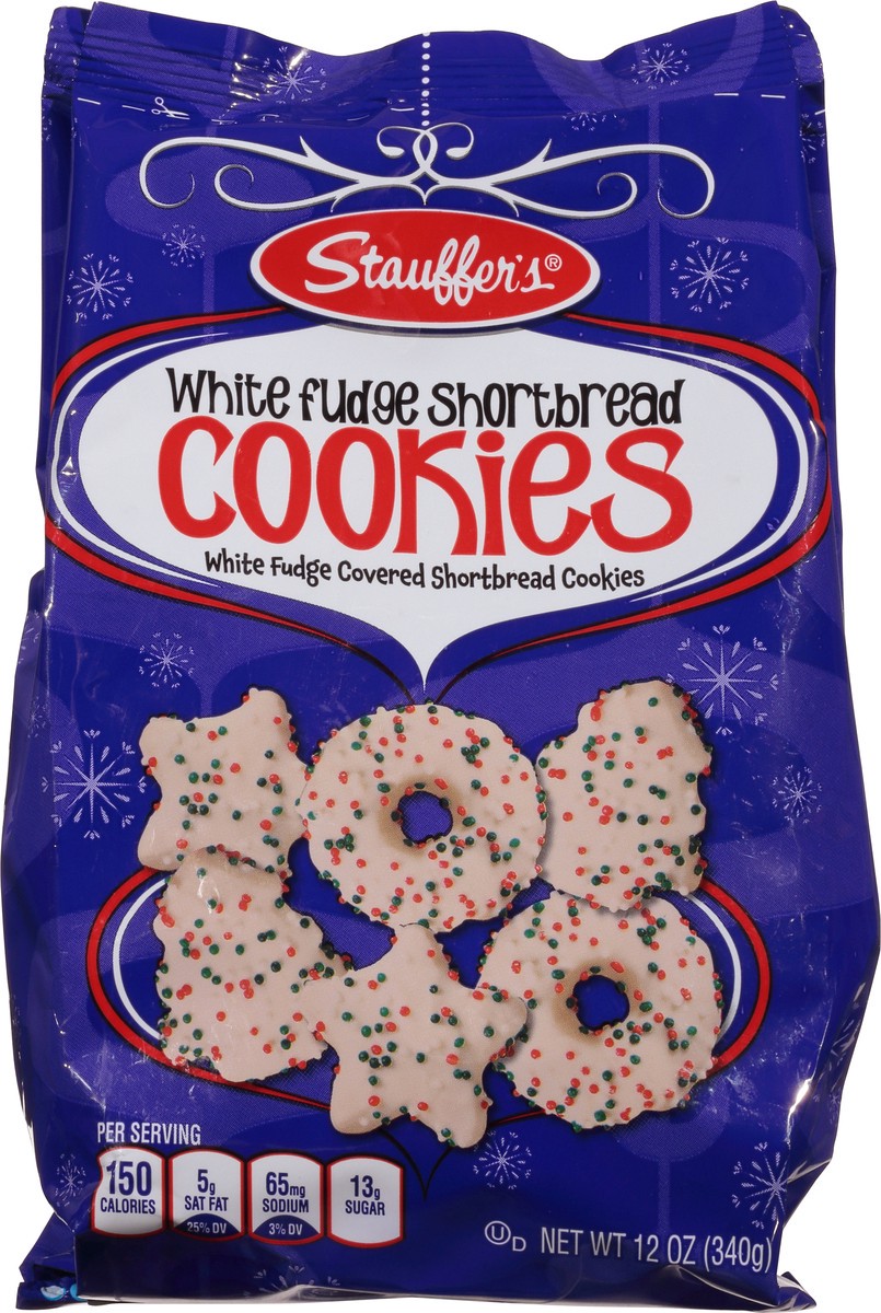 slide 5 of 11, Stauffer's Stauffers White Fudge & Shortbread Cookie- Bag, 12 oz