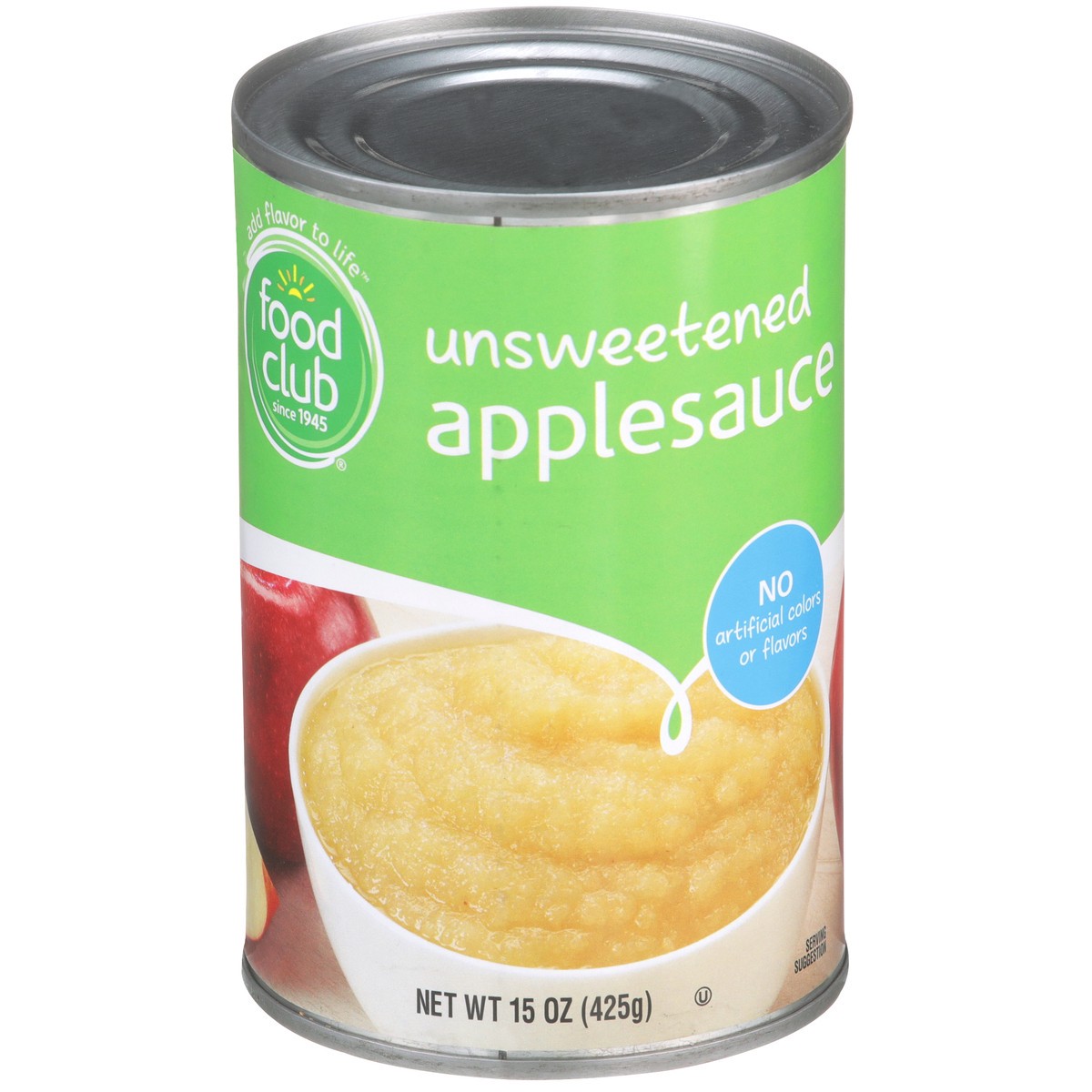 slide 1 of 9, Food Club Unsweetened Applesauce, 15 oz