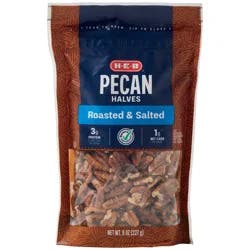H-E-B Salted Roasted Pecan Halves