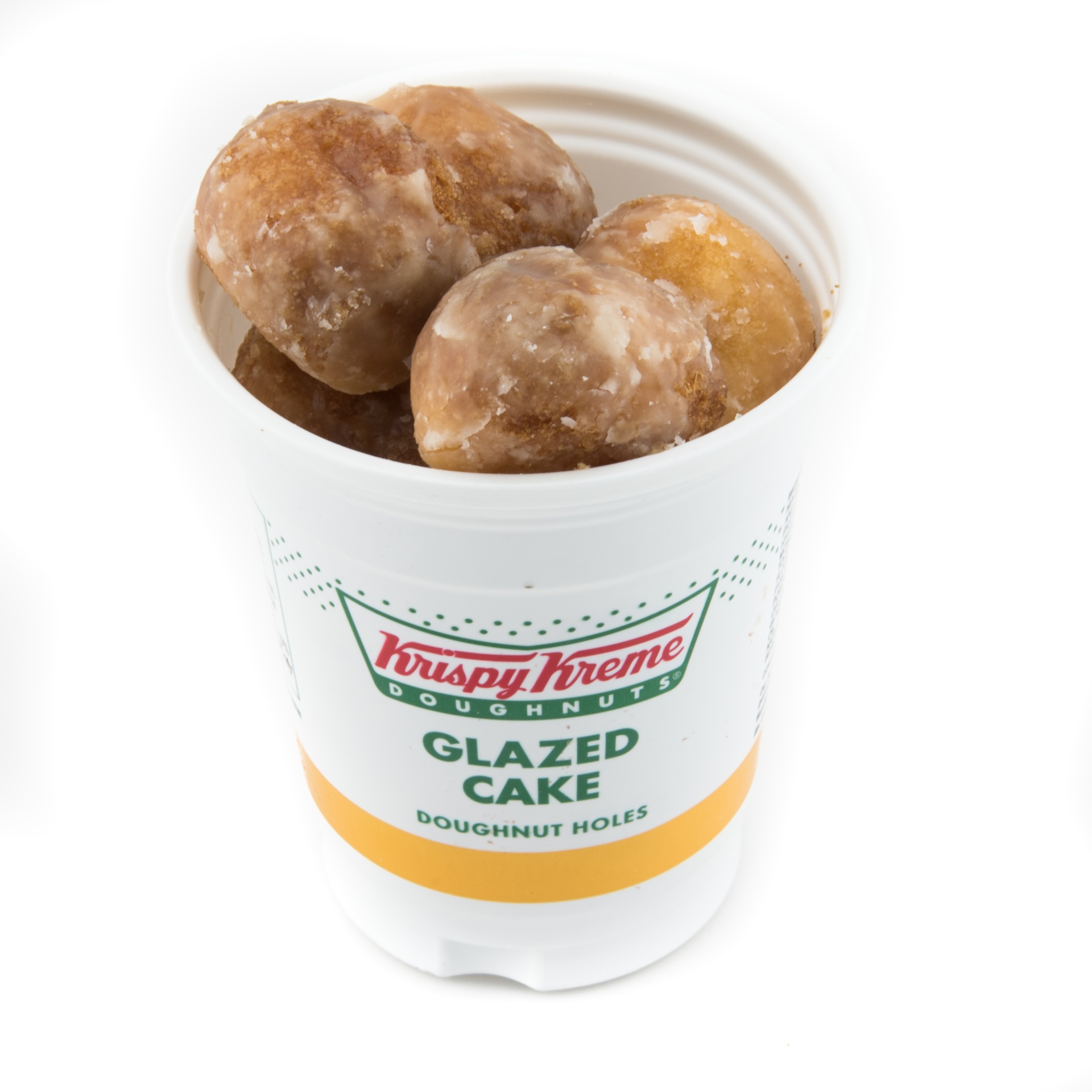 slide 1 of 1, Krispy Kreme Plain Cake Holes, 4.6 oz