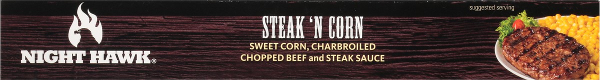 slide 8 of 9, Night Hawk Steak & Corn, 6.99 z