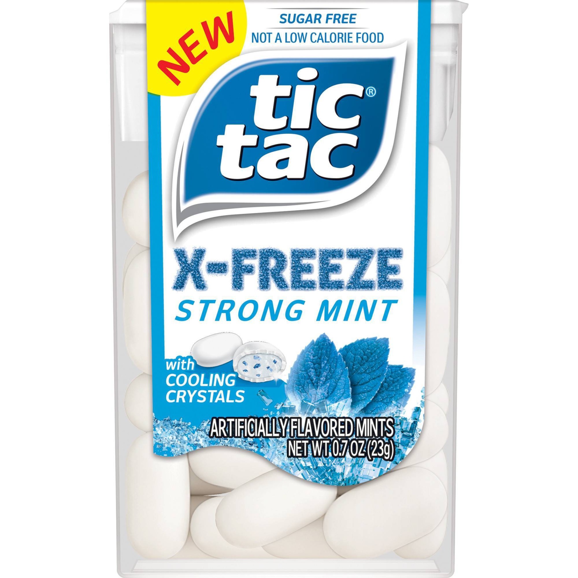 slide 1 of 1, Tic Tac X-Freeze Strong Mints with Cooling Crystals, 7 oz