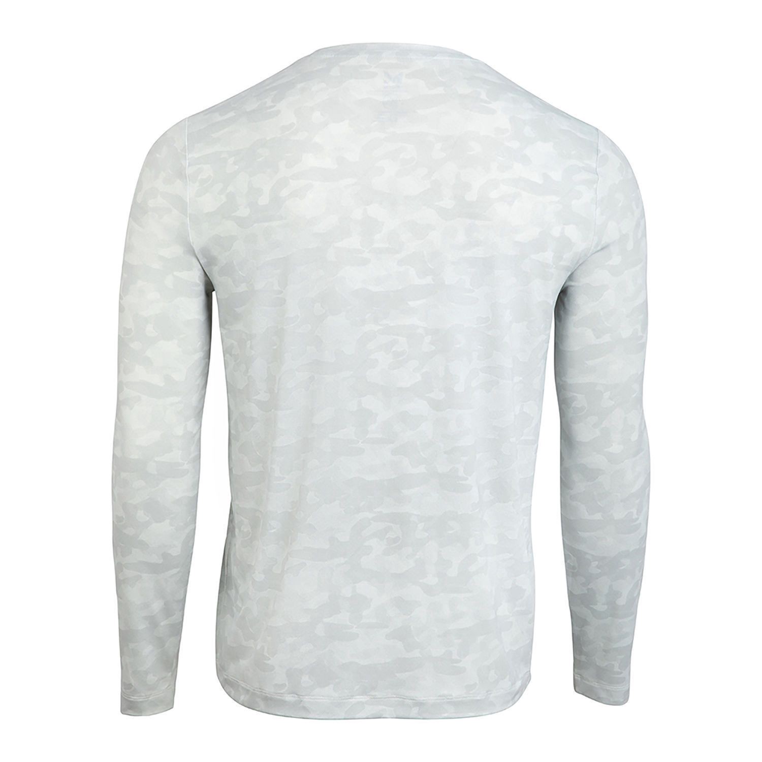 slide 3 of 4, Mission Cooling Upf Sun Shirt, White Camo, S/m, 1 ct