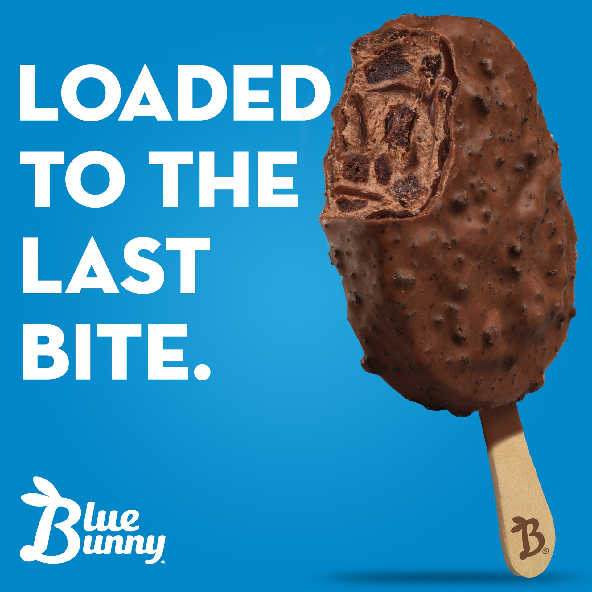 slide 2 of 5, Blue Bunny Load'd Bars Super Fudge Brownie, Frozen Dessert, 4 Pack, 4 ct  3.35 fl oz