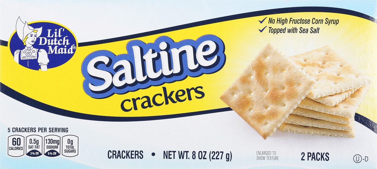 slide 6 of 14, Lil' Dutch Maid 2 Pack Saltine Crackers 2 ea, 2 ct