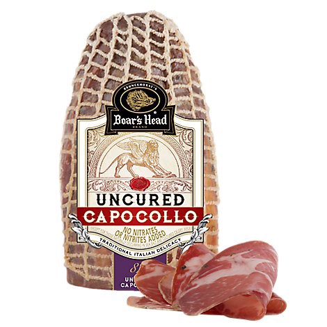 slide 1 of 1, Boars Head Capocollo Sweet Half, per lb