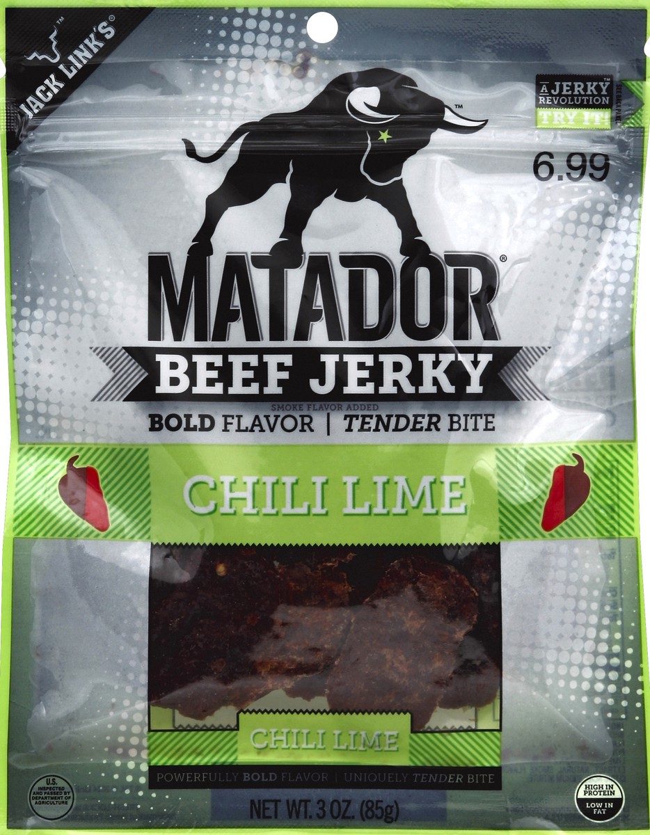 slide 2 of 3, Matador Beef Jerky 3 oz, 3 oz