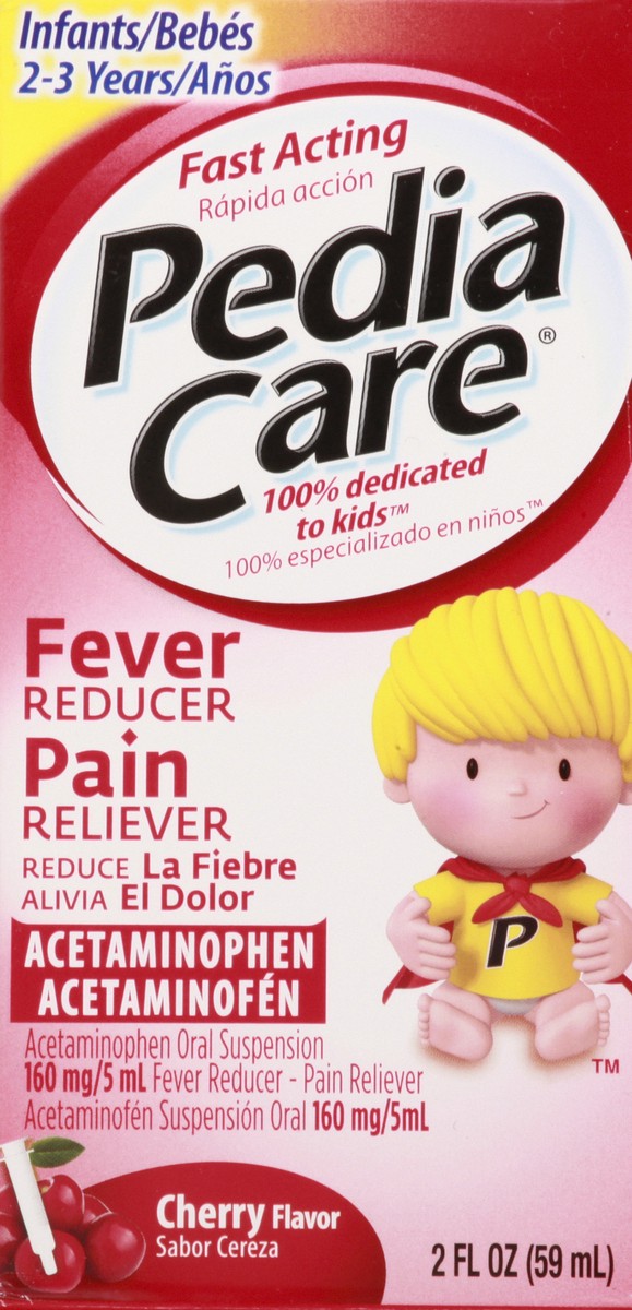 slide 4 of 12, PediaCare Cherry Flavor Fever Reducer/Pain Reliever 2 oz, 2 oz