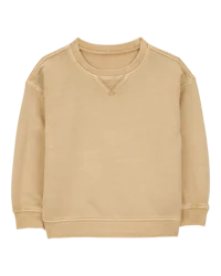Oshkosh Baby French Terry Pullover Tan 12M