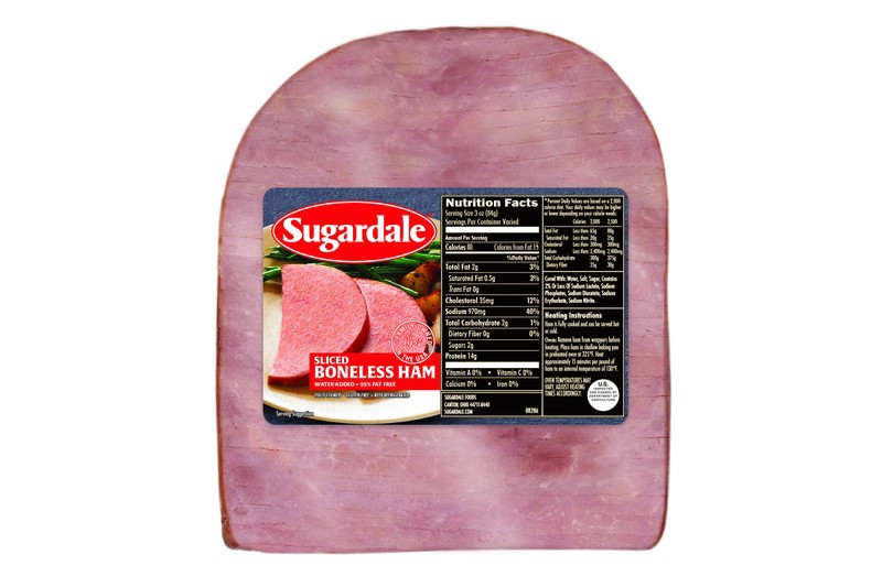 slide 1 of 5, Sugardale Quarter Sliced Boneless Ham, per lb