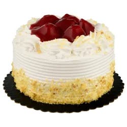 Bakery Strawberry Topped Double Layer Cake
