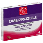 slide 1 of 1, Harris Teeter Omeprazole Acid Reducer, 14 ct