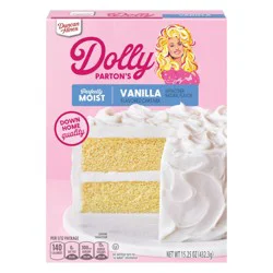 Dolly Parton's Duncan Hines Vanilla Flavored Cake Mix, 15.25 oz