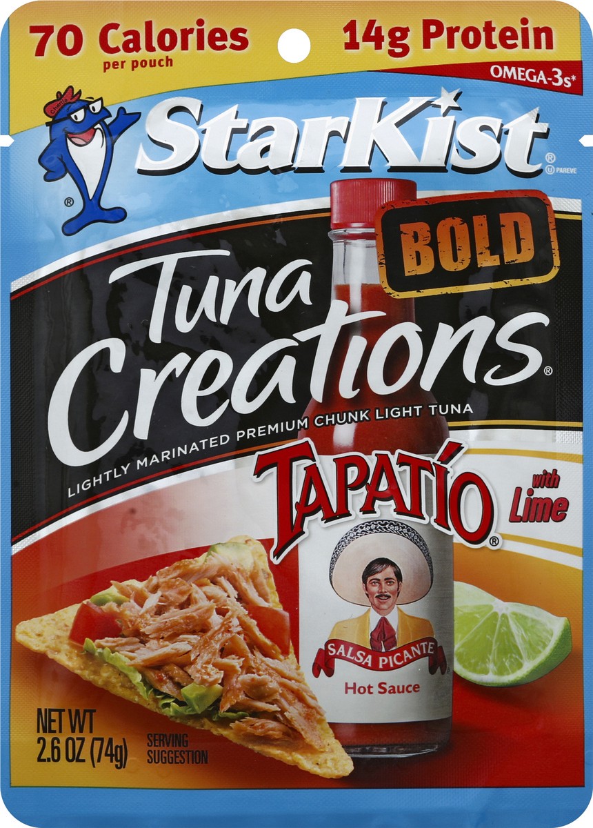 slide 3 of 3, StarKist Tuna Creations Bold Tapatio, 2.6 oz