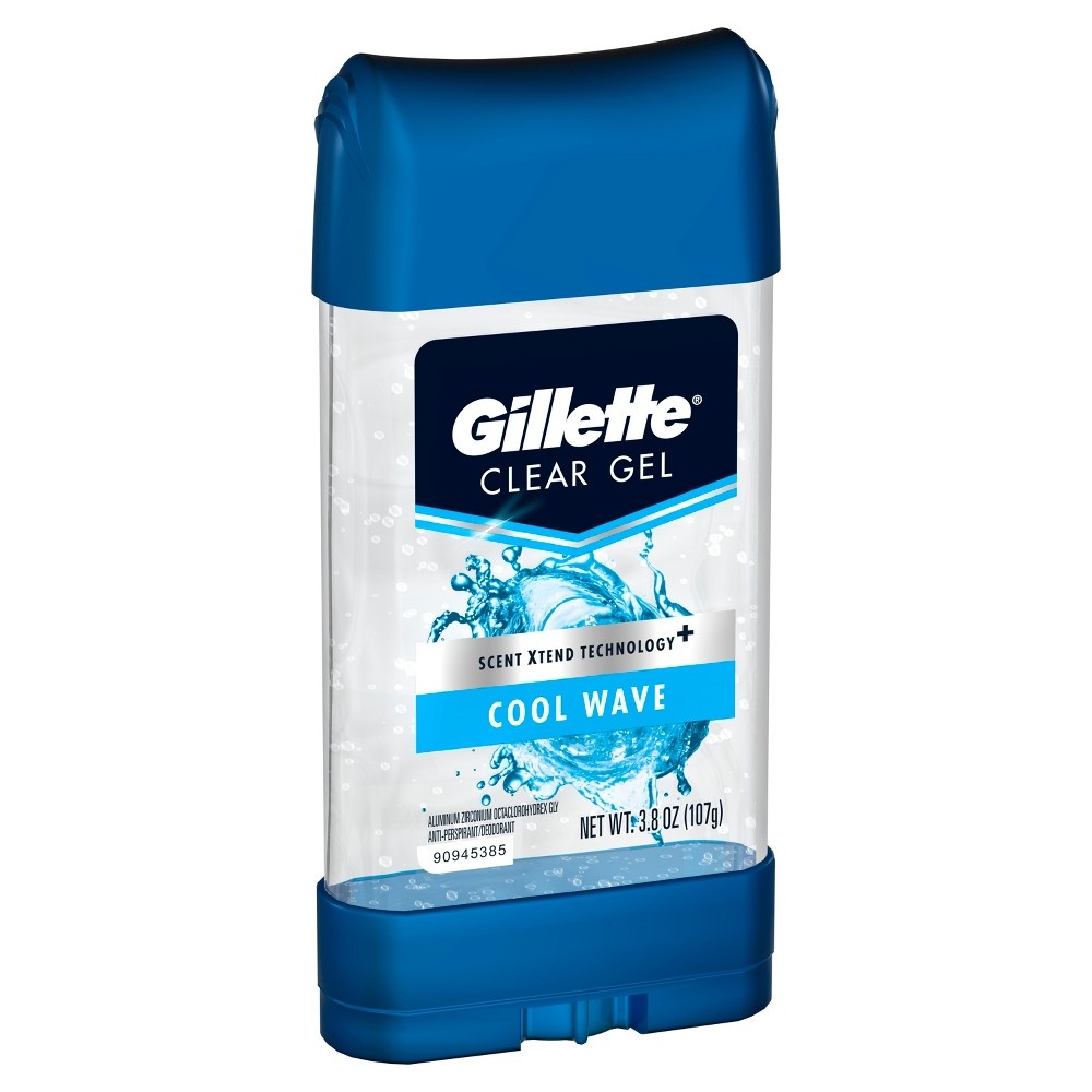 slide 4 of 6, Gillette Clear + Dri-Tech Cool Wave Antiperspirant/Deodorant 3.8 oz, 3.8 oz