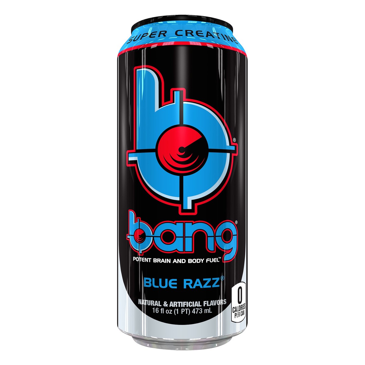 slide 6 of 6, Bang Blue Razz Energy Drink 16 fl oz, 16 fl oz