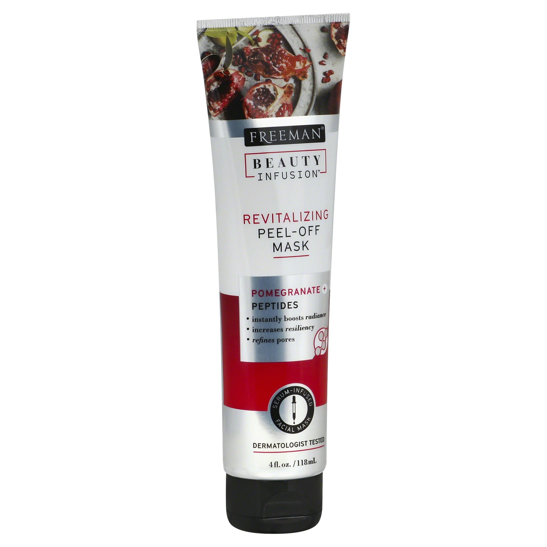 slide 1 of 1, Freeman Beauty Infusion Revitalizing Peel-Off Mask with Pomegranate + Peptides, 4 oz