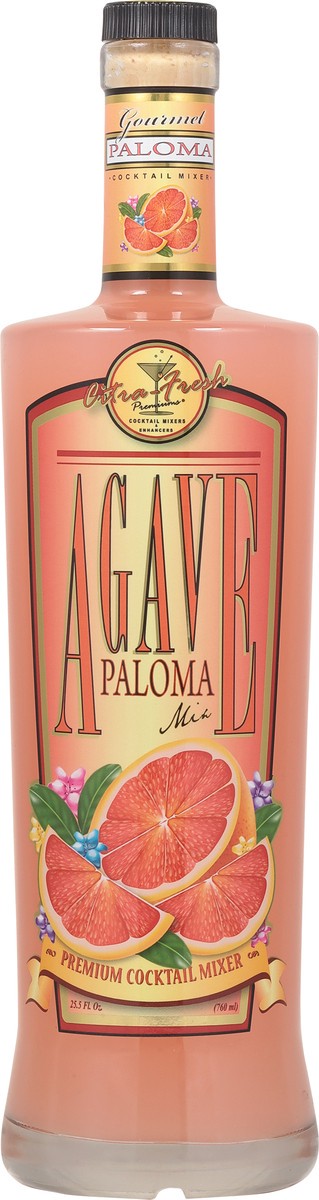 slide 11 of 12, Citra Fresh Premium Agave Paloma Mix Cocktail Mixer 25.5 fl oz, 25.5 fl oz