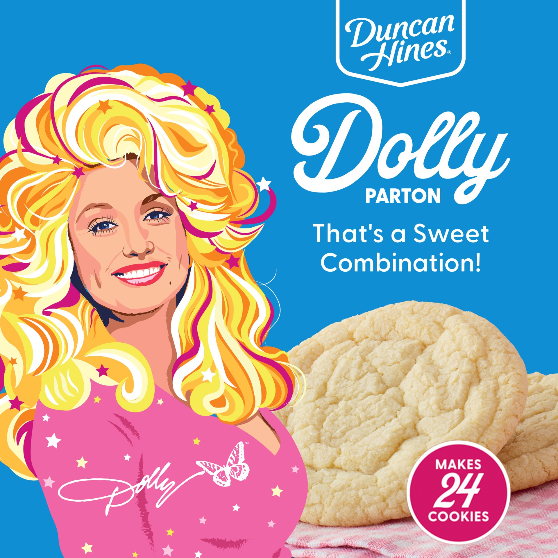 slide 6 of 7, Duncan Hines Dolly Parton's Sugar Cookie Mix, 15.25 oz., 15.25 oz