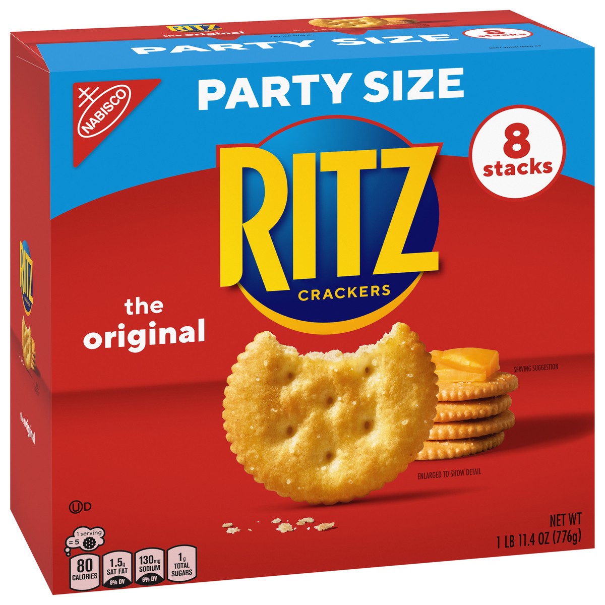 slide 2 of 9, RITZ Original Crackers, Party Size, 27.4 oz, 27.40 oz