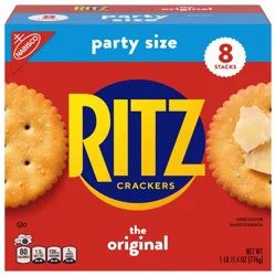 RITZ Original Crackers, Snacks for Kids and Adults, Lunch Snacks, Party Size, 27.4 oz