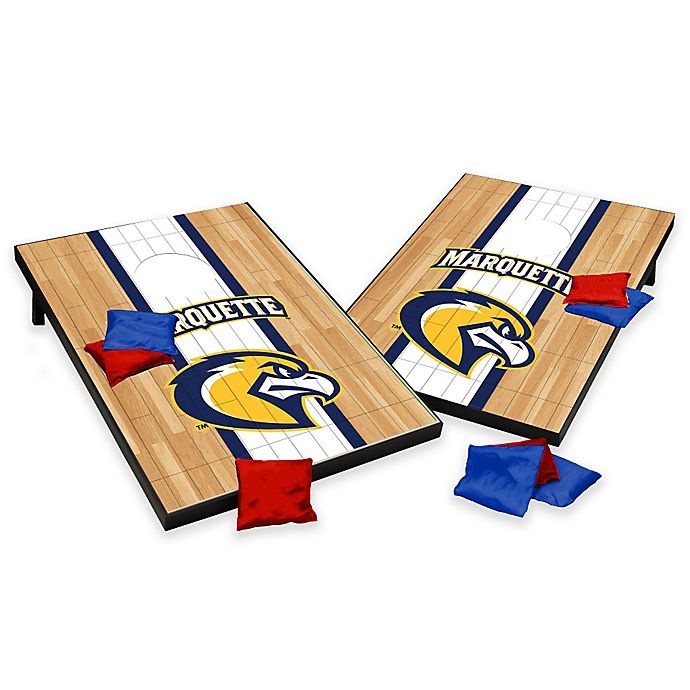 slide 1 of 1, NCAA Marquette University Tailgate Toss Cornhole Set, 1 ct