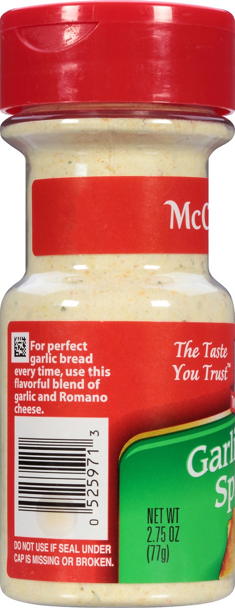 slide 3 of 6, McCormick Garlic Bread Sprinkle, 2.75 oz