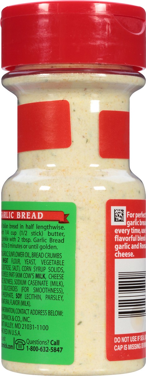 slide 6 of 6, McCormick Garlic Bread Sprinkle, 2.75 oz