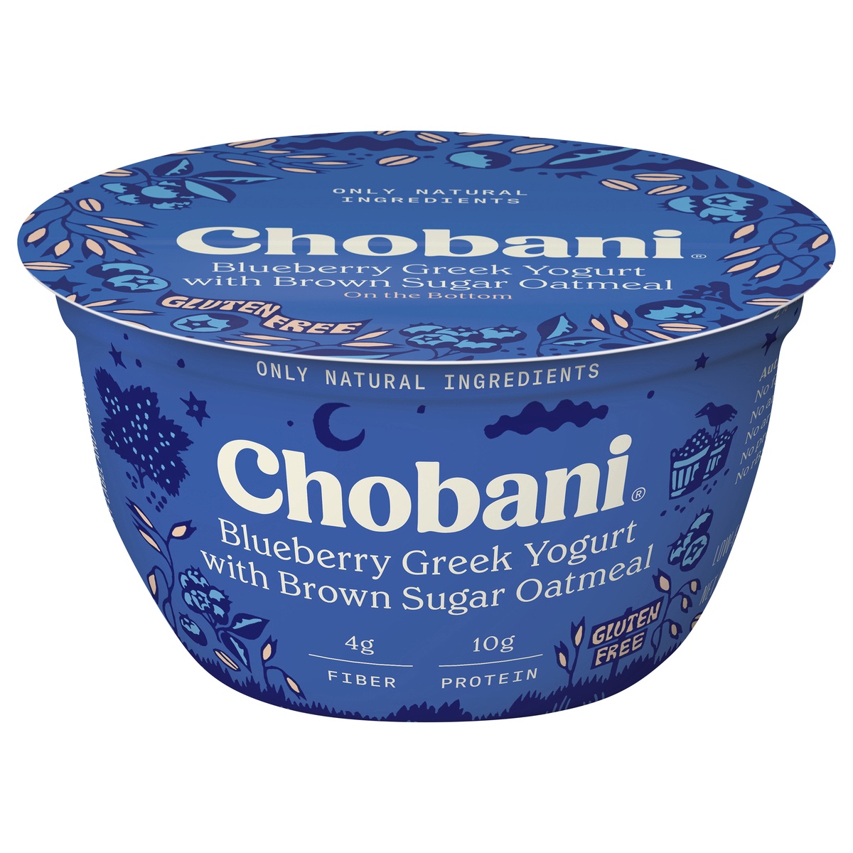 slide 1 of 1, Chobani Blueberry Greek Yogurt With Maple Oatmeal, 5.3 oz