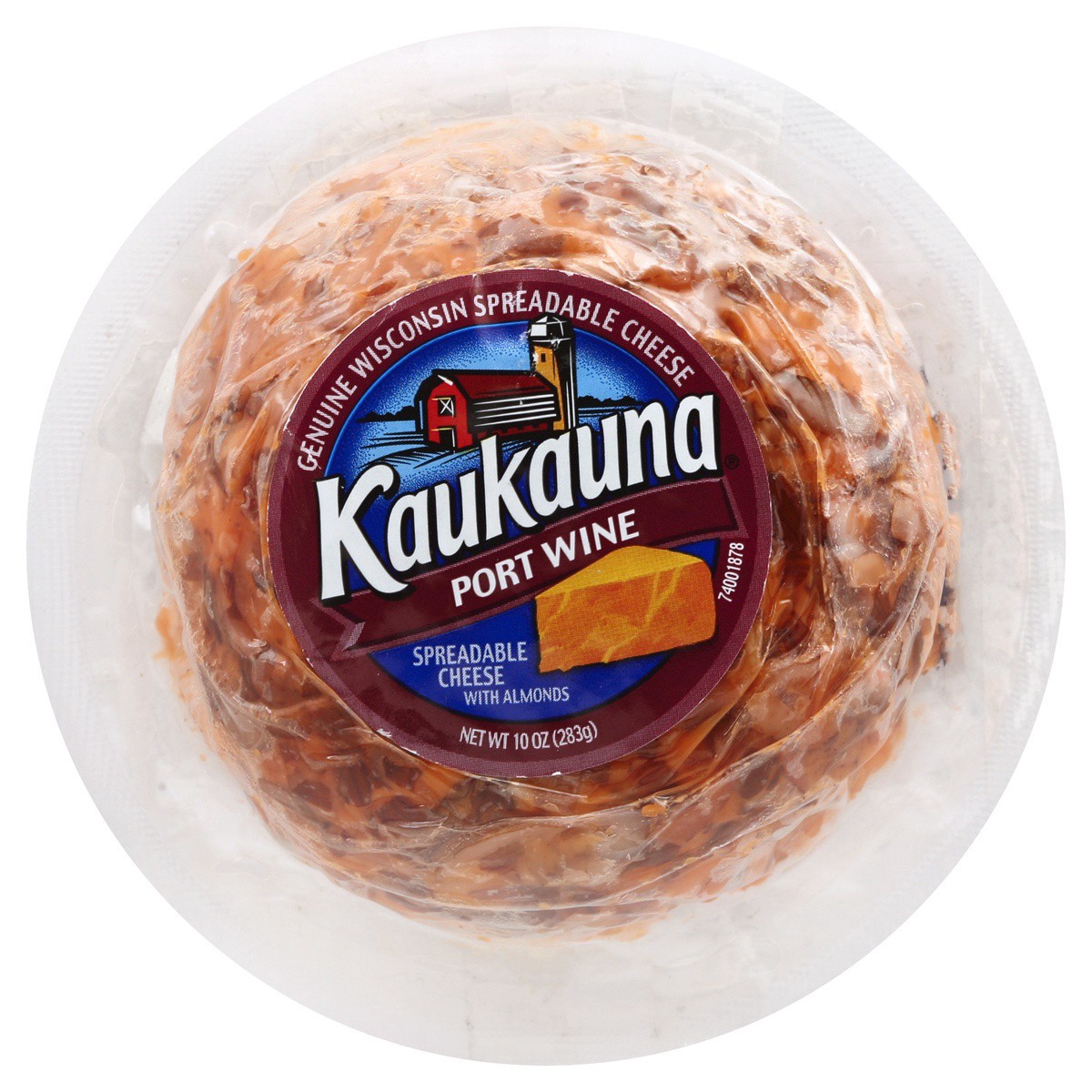 slide 1 of 5, Kaukauna Port Wine Cheese Ball, 10 oz