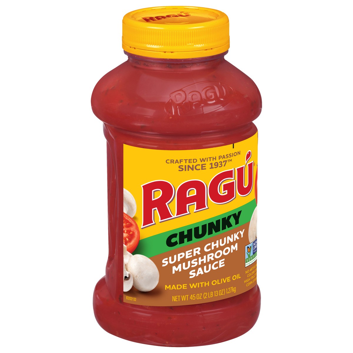 slide 13 of 15, Ragu Super Chunky Mushroom Pasta Sauce, 45 oz., 45 oz