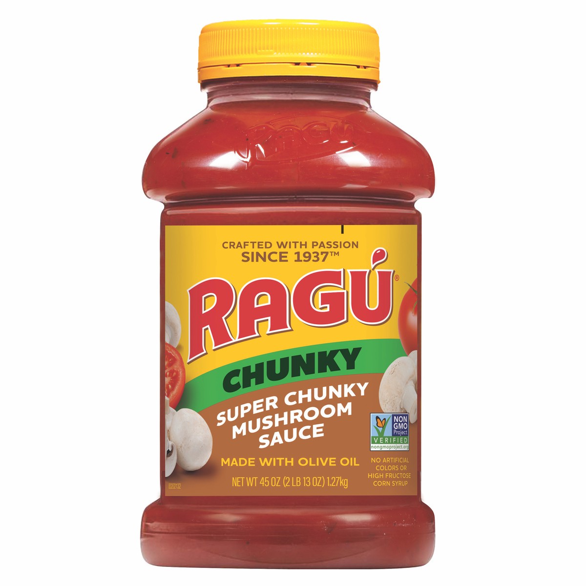 slide 5 of 15, Ragu Super Chunky Mushroom Pasta Sauce, 45 oz., 45 oz