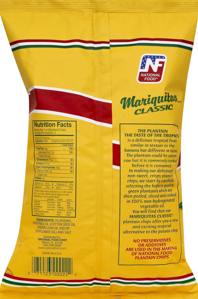 slide 6 of 6, Mariquitas Classic Plantain Chips, 8 oz