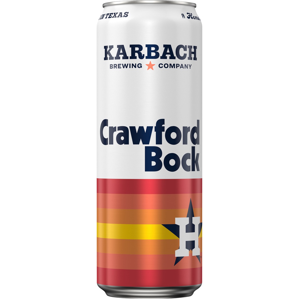 slide 1 of 2, Karbach Brewing Company Crawford Bock Beer, 25 fl. oz. Can, 4.5% ABV, 25 fl oz