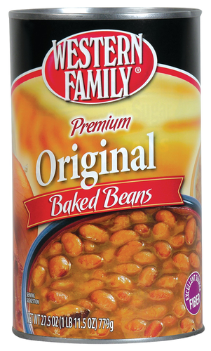 slide 1 of 1, Western Family Baked Beans Original, 28 oz