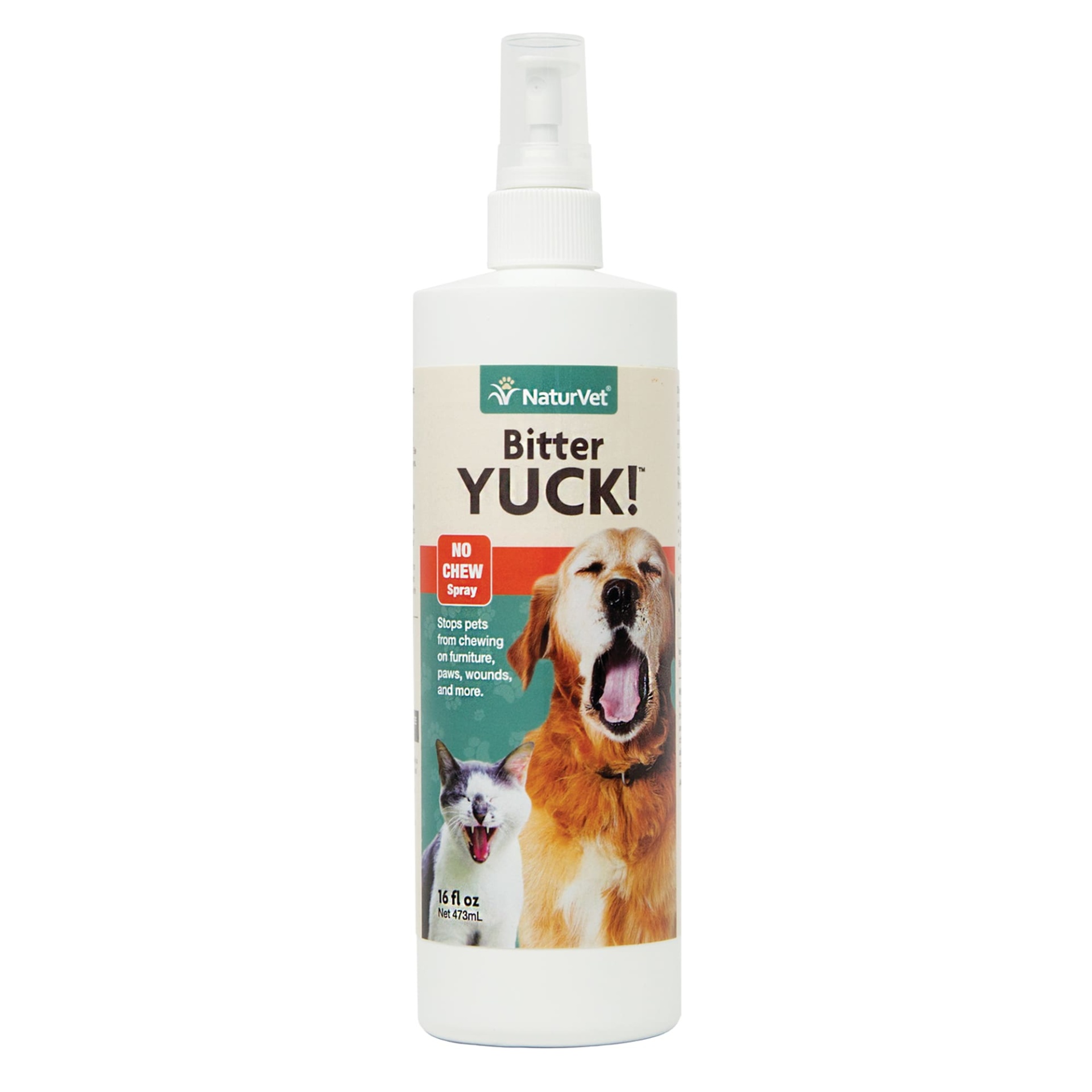 slide 1 of 1, NaturVet Bitter Yuck Dog Training Aid, 16 fl oz