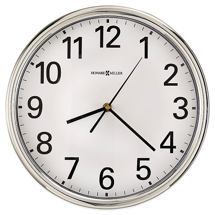 slide 1 of 1, Howard Miller Hamilton Wall Clock, 12 in